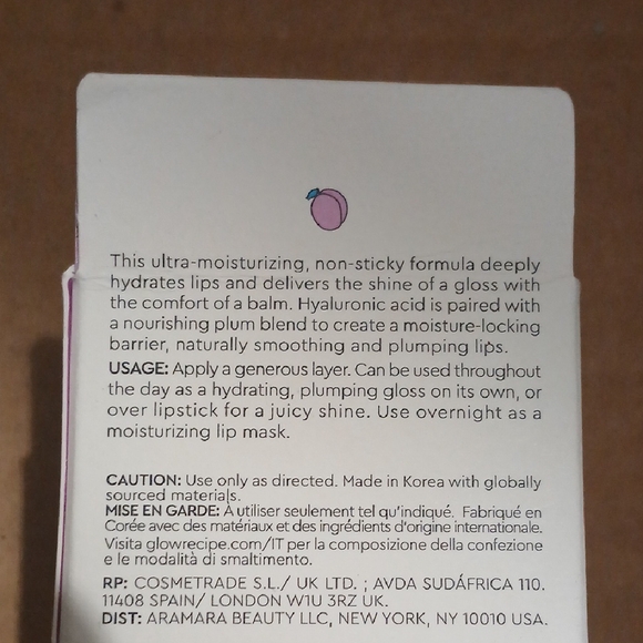 Glow Recipe Plum Plump Hyaluronic Lip Gloss - Picture 2 of 2